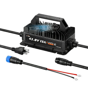 LiTime 36V (43.8V) 15A Waterproof LiFePO4 Battery Charger