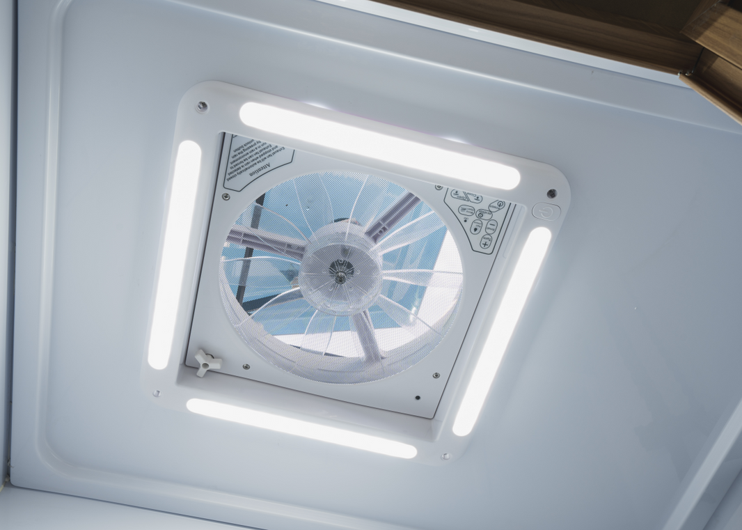 RV Bathroom Fan with Light Guide: Better Ventilation for Campers
