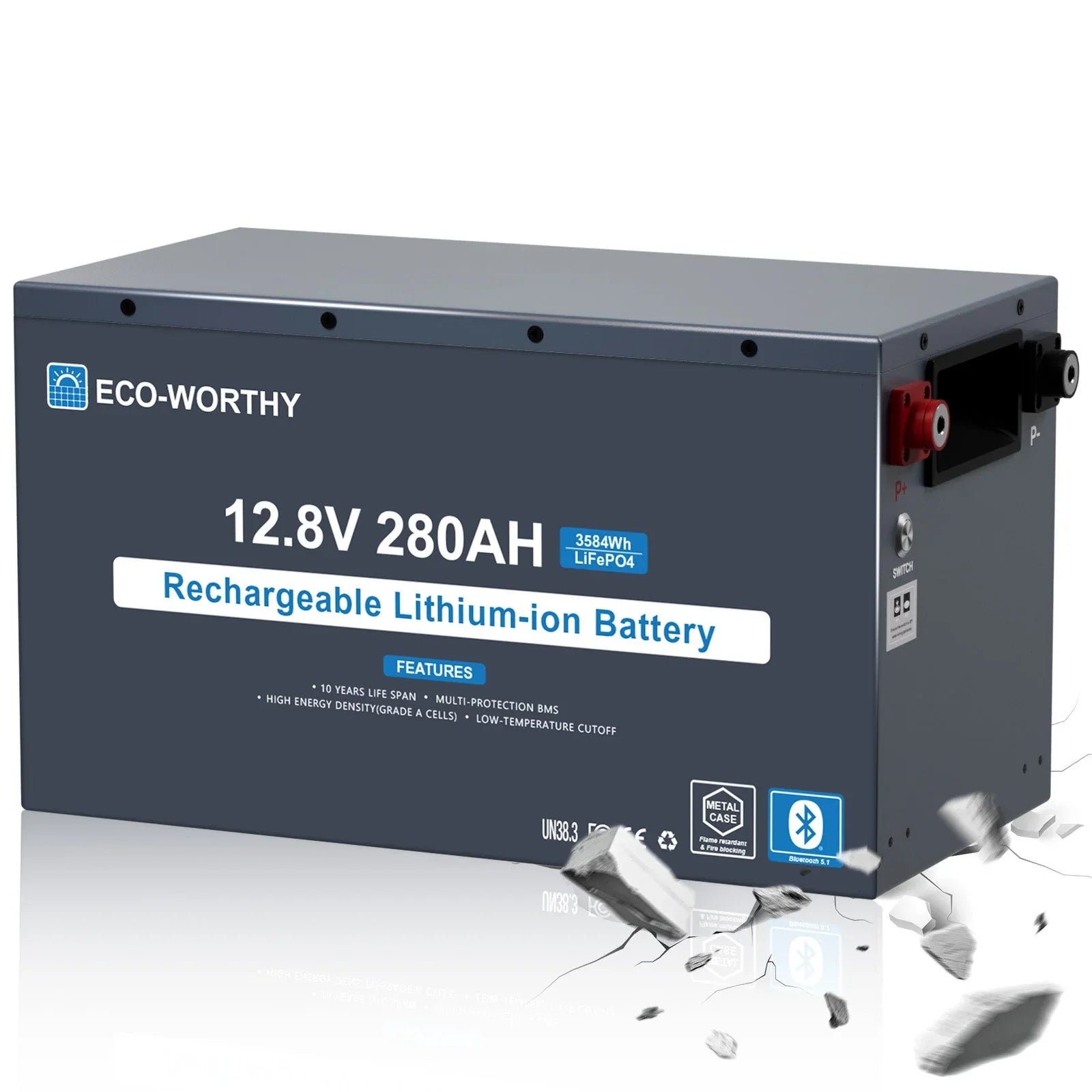 Eco-Worthy 12V 280Ah LiFePO4 Battery Guide