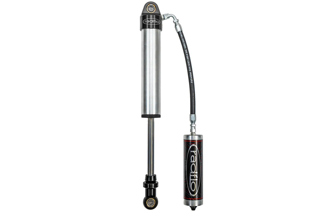 Radflo remote-reservoir shock for off-road trailer