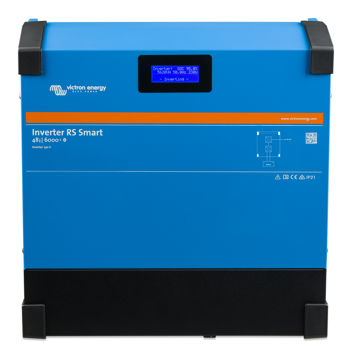 Victron Inverter RS 48/6000 mounted in an off-grid power system
