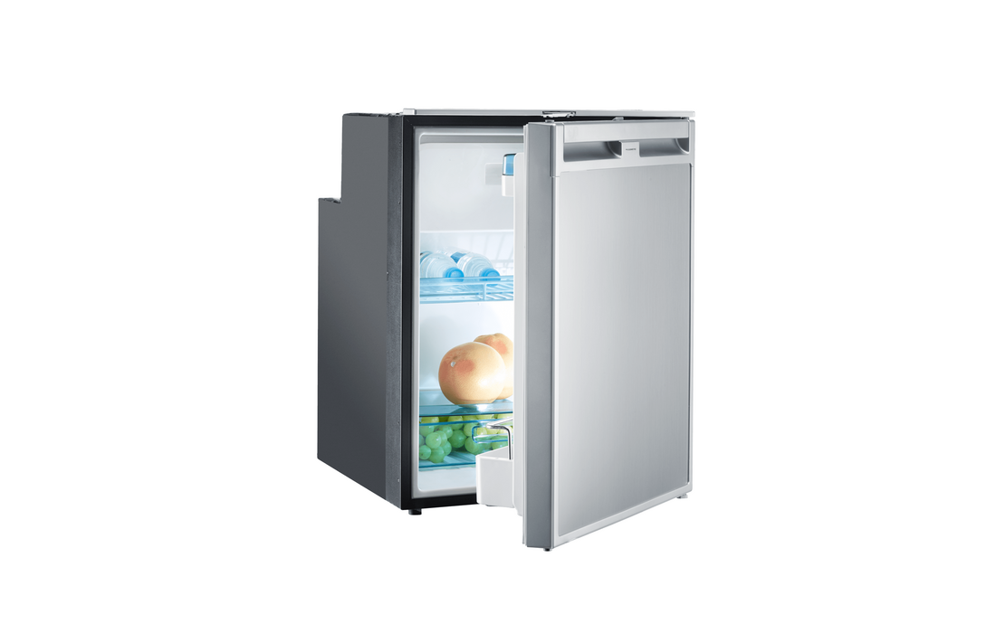 Dometic CoolMatic CRX 80 refrigerator installed in an RV cabinet