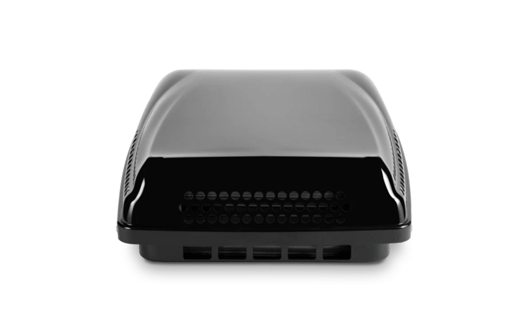 Dometic Penguin II 15000 BTU rooftop air conditioner mounted on an RV roof