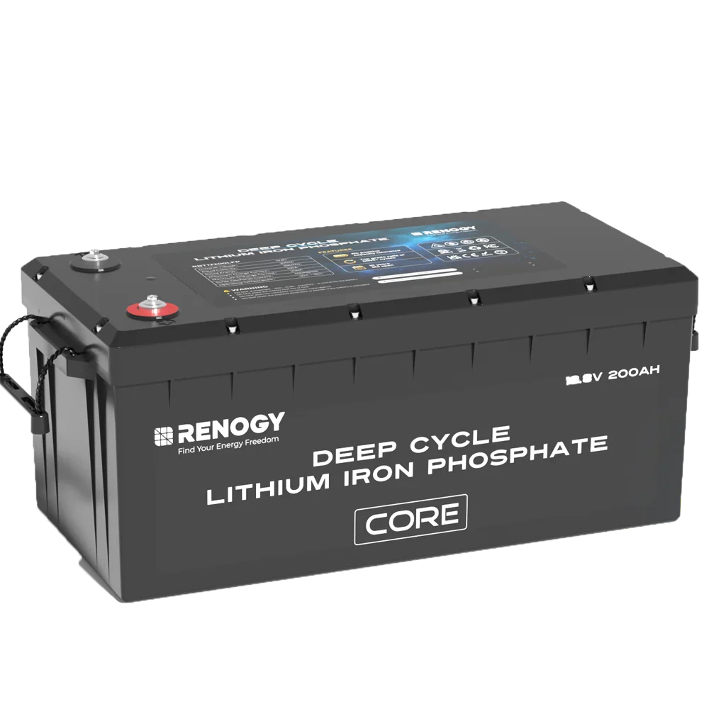 RV solar charge controller and lithium battery