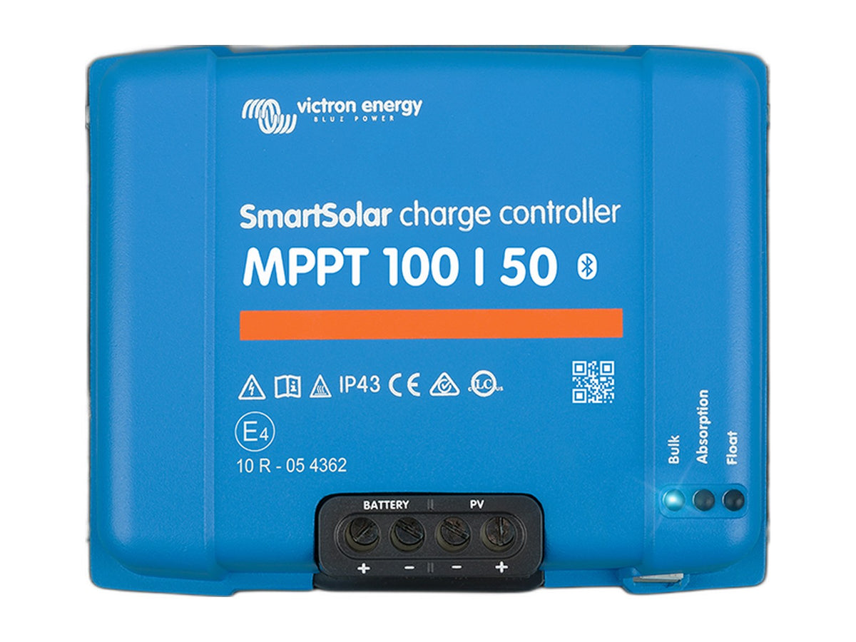 Victron off-grid solar starter kit with MPPT controller and battery monitor