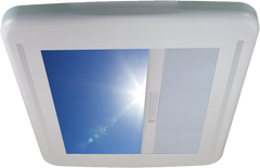 MaxxAir MaxxShade Retractable RV Roof Vent Shade, Reflective Roller Blind for 14" x 14" Vents, White - view 2