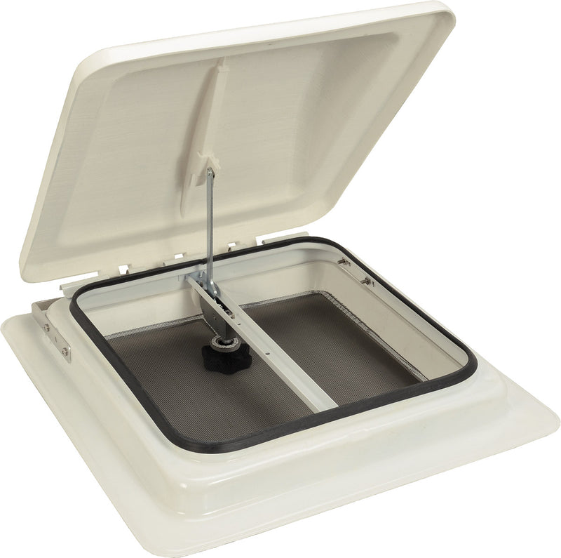 MaxxAir UniMaxx Universal Replacement RV Roof Vent Lid, 14" x 14", White - view 3