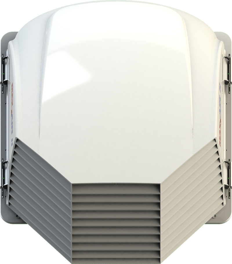 MaxxAir II RV Roof Vent Cover with EZClip Hinge, 14" x 14", Translucent White - view 3