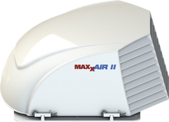 MaxxAir II RV Roof Vent Cover with EZClip Hinge, 14" x 14", Translucent White