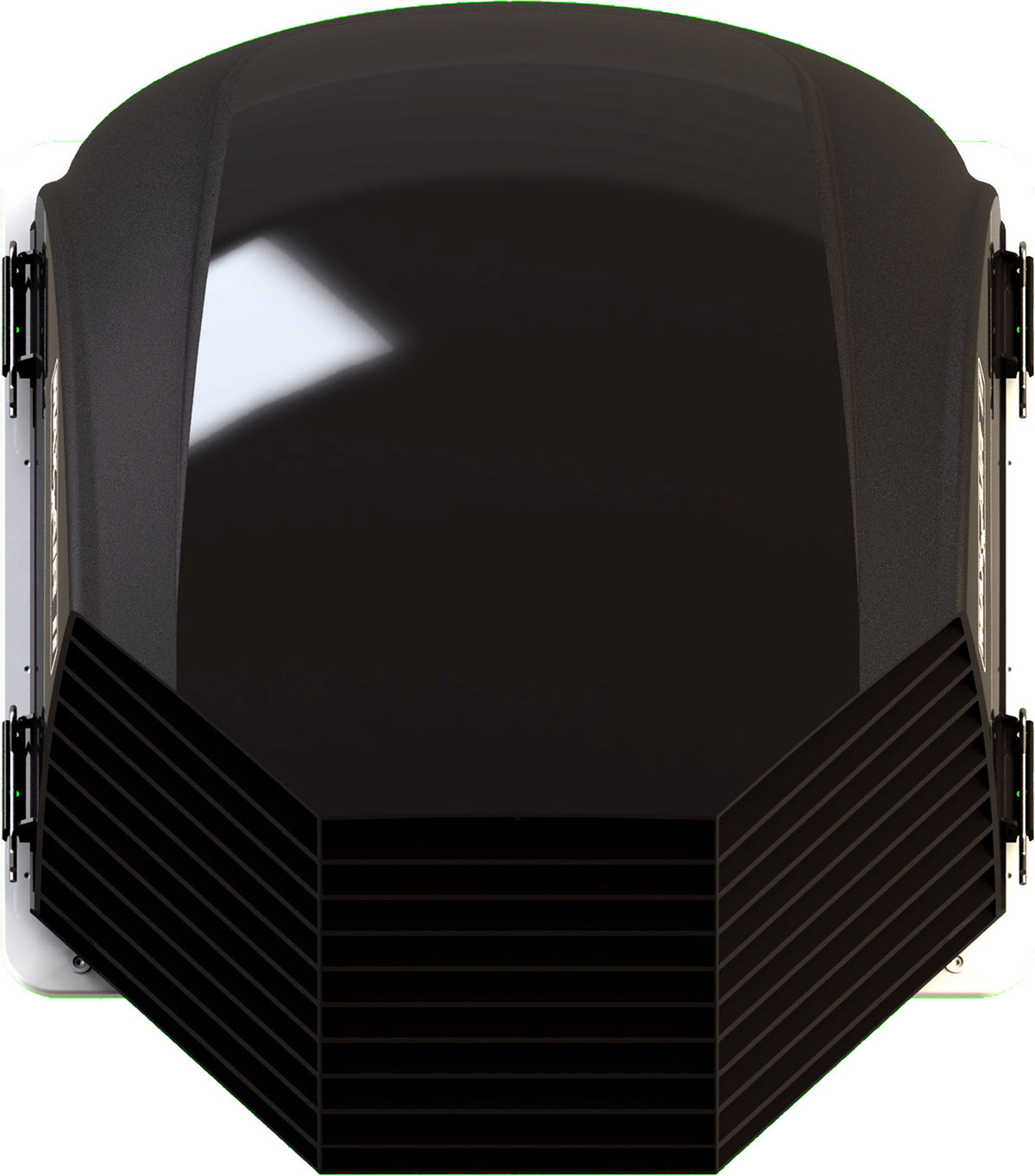 MaxxAir II RV Roof Vent Cover with EZClip Hinge, 14" x 14", Black - view 3