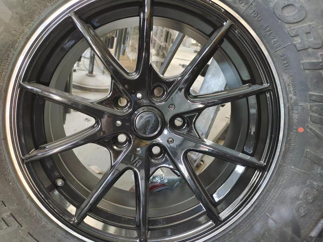 Black Series OEM alloy wheel black powder coat - view 2