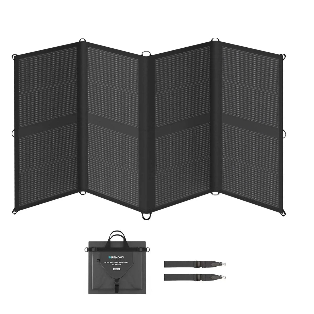 Renogy N-type portable solar panel blanket unfolded
