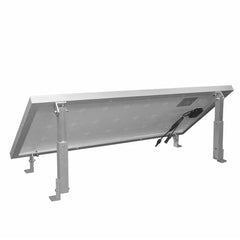 Renogy flat roof tilt mount holding a solar panel at an angle