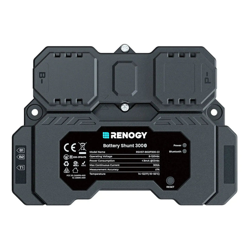Renogy Battery Shunt 300 with temperature sensor