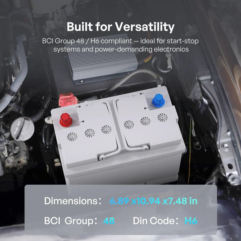 Renogy 12V 70Ah start-stop AGM battery