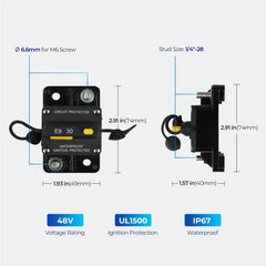 Renogy thermal circuit breaker