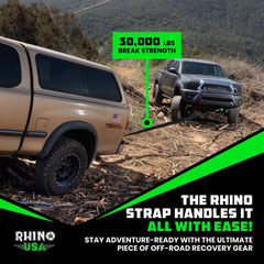 Rhino USA recovery tow strap, view 6