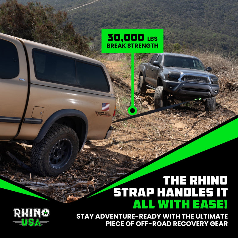Rhino USA recovery tow strap, view 6