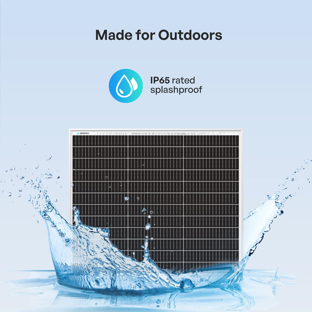 Renogy 50W 12V rigid monocrystalline solar panel