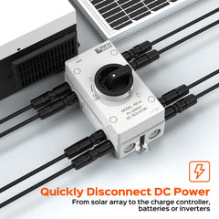 Rich Solar Solar PV DC Quick Disconnect Switch Solar Array DC Quick Disconnect Switch