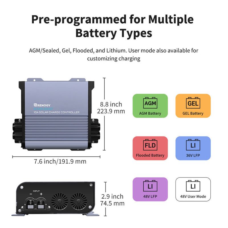 Renogy Rover Boost 10A MPPT charge controller