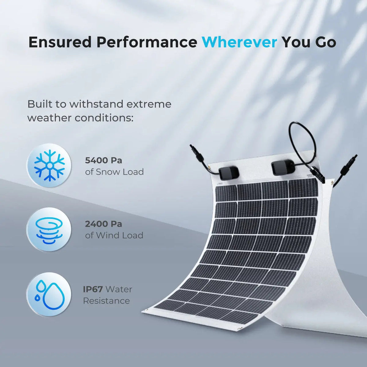 Renogy 50W flexible monocrystalline solar panel