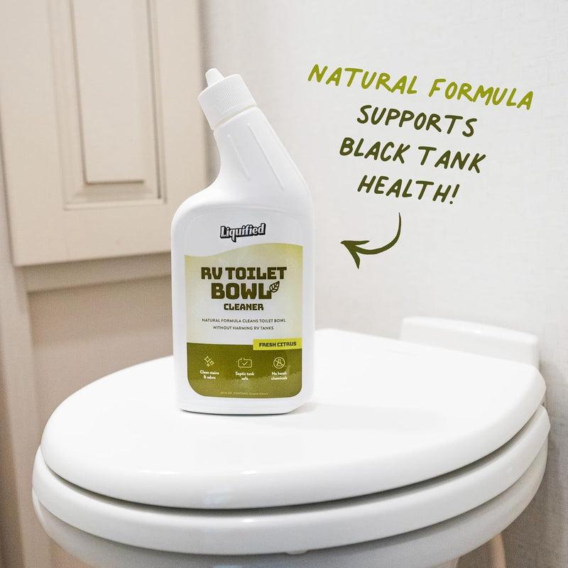 Liquified RV toilet bowl cleaner 24 oz