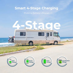 Renogy Wanderer 10A PWM charge controller with backlit LCD