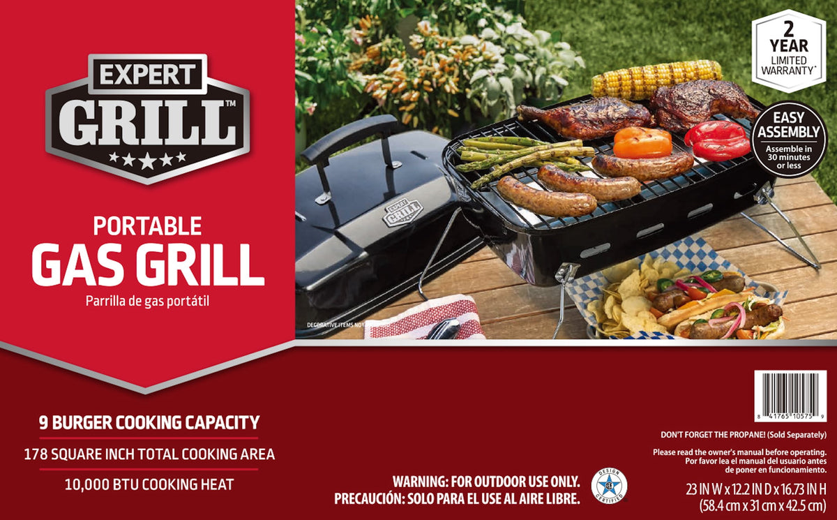 Expert Grill 1-burner portable grill, view 3