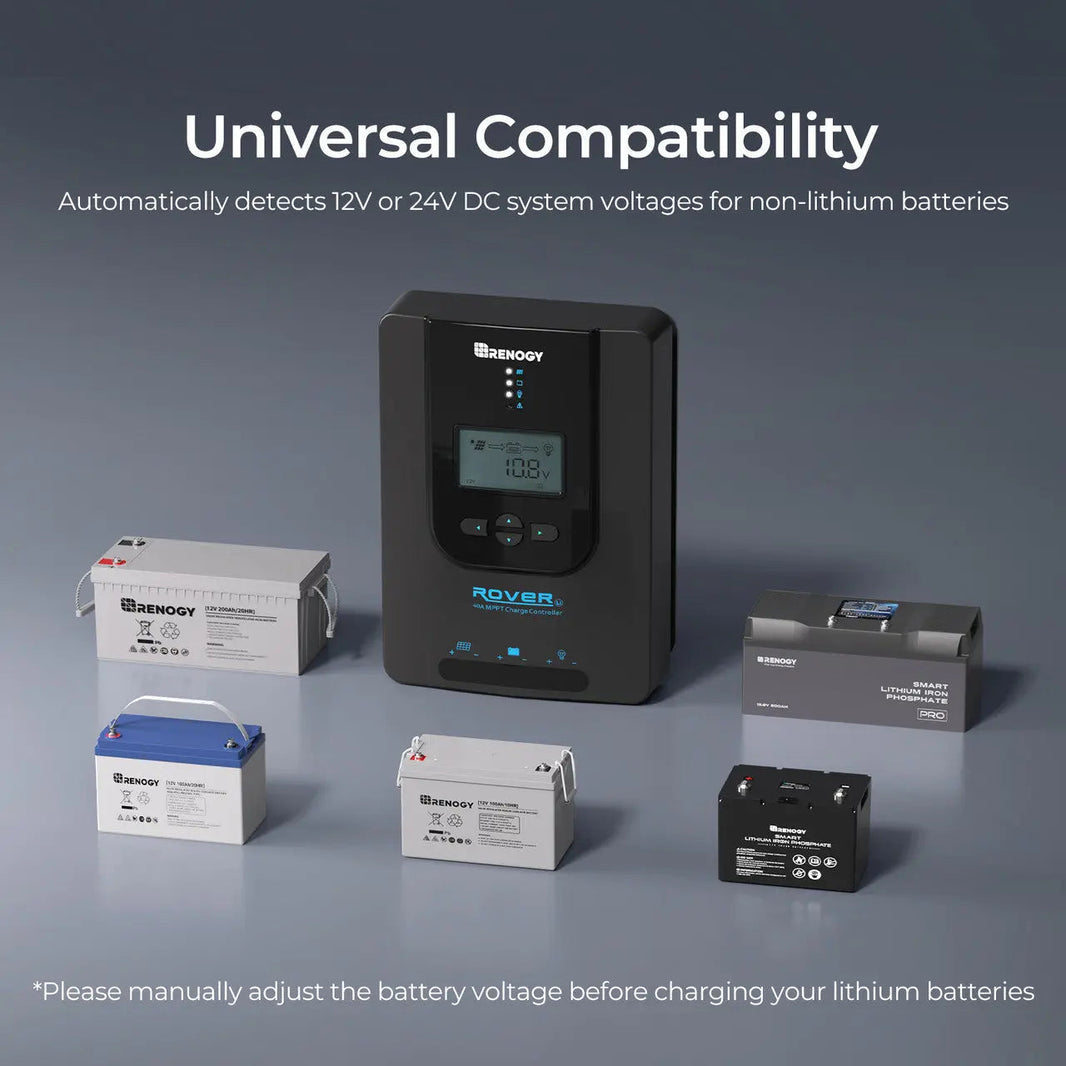 Renogy Rover Li MPPT solar charge controller