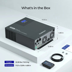 Renogy 3500W 48V pure sine wave solar inverter charger