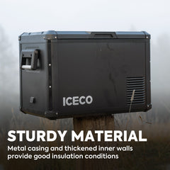 ICECO VL45ProS single zone portable fridge freezer, black