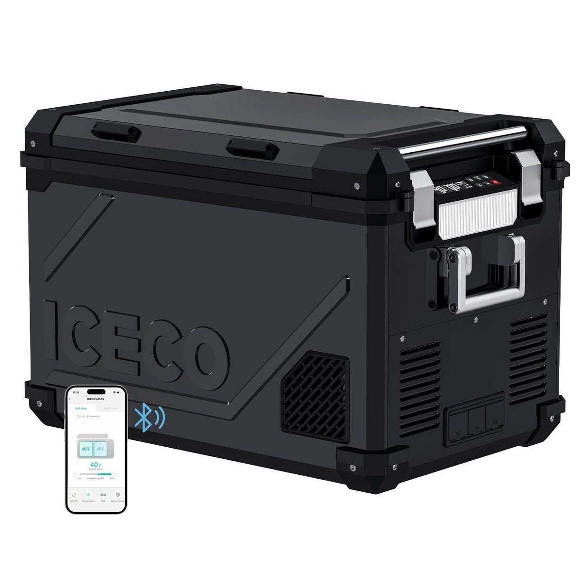 ICECO APL55 58QT dual zone 12V fridge freezer