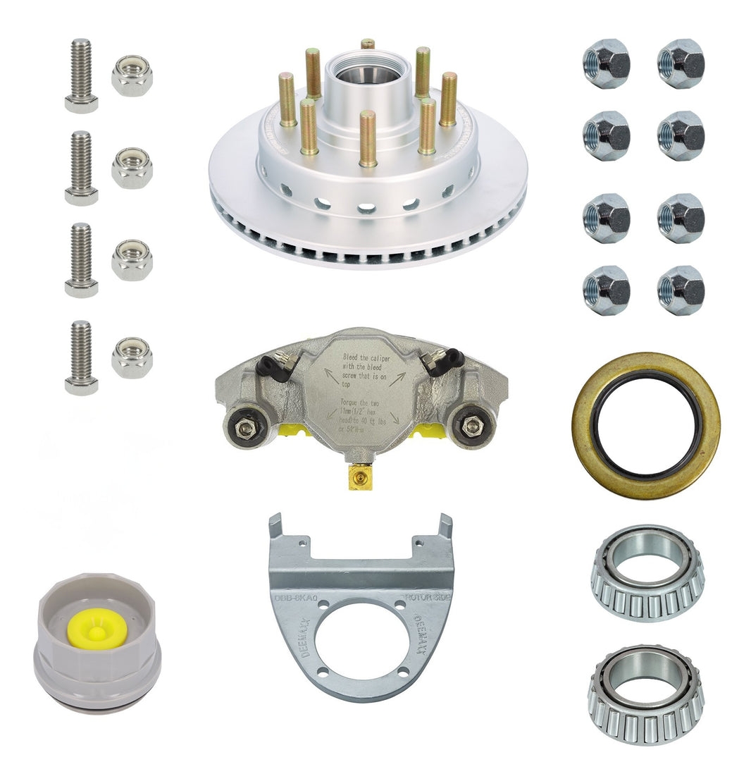 DeeMaxx 8K single-wheel disc brake kit MAXX coated for Al-Ko axles