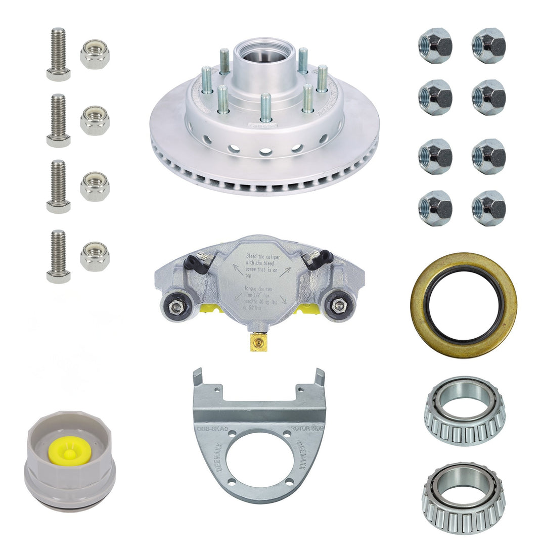 DeeMaxx 8K single-wheel disc brake kit MAXX coated for Al-Ko axles