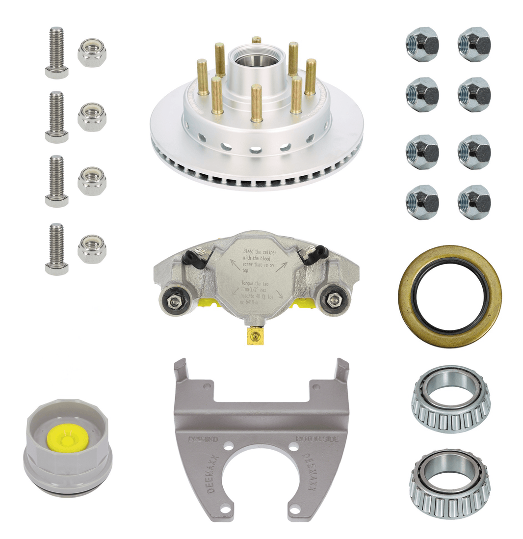 DeeMaxx 8K single-wheel disc brake kit MAXX coated for Dexter axles