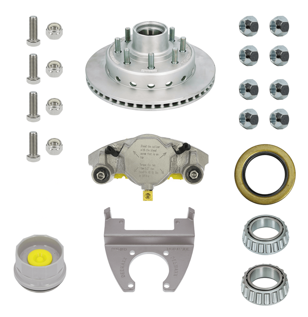 DeeMaxx 8K single-wheel disc brake kit MAXX coated for Dexter axles