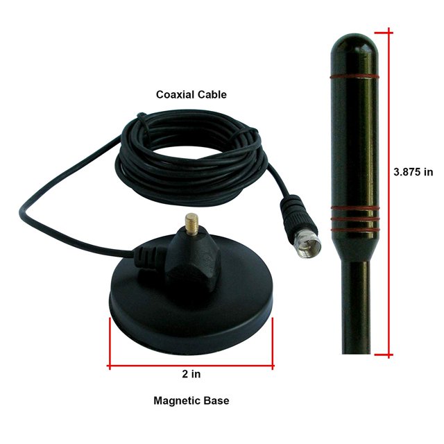 Luxtronic DT103 Portable HDTV Antenna with Magnetic Base – RV Parts Giant