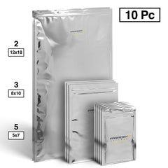 Faraday Defense NEST-Z Large Kit, 10 EMP Bags (5x7, 8x10, 12x18)
