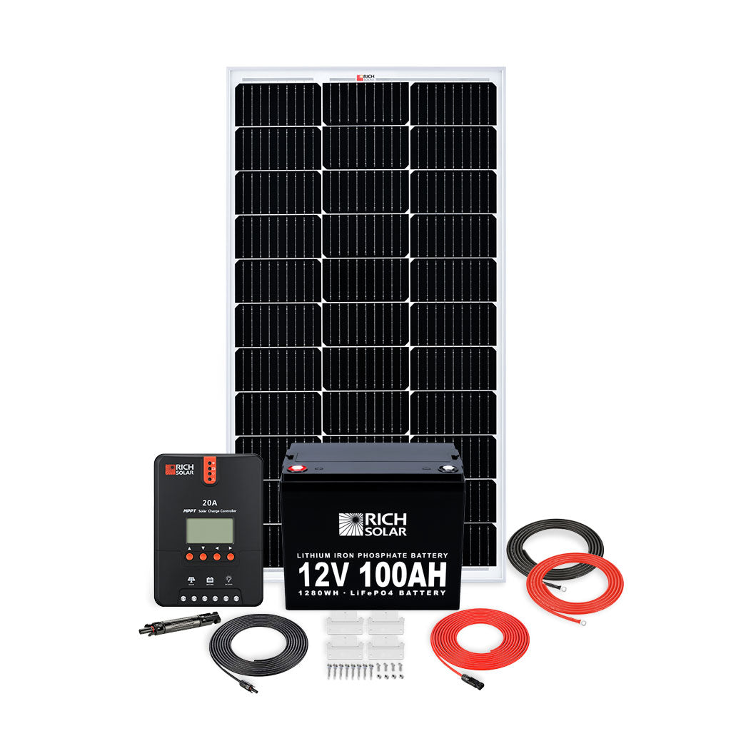Rich Solar 100W RV 12V Kit