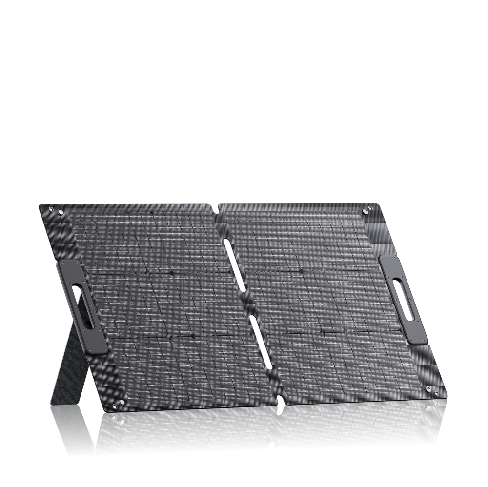 BLUETTI SP100L 100W foldable solar panel unfolded