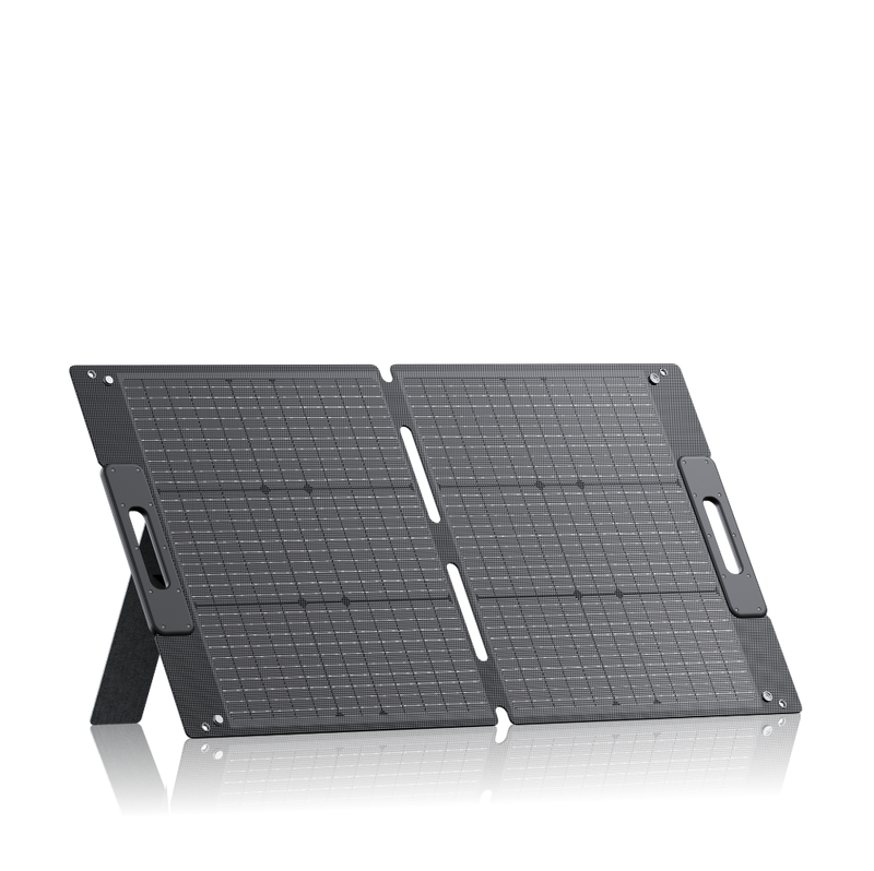 BLUETTI SP100L 100W foldable solar panel unfolded