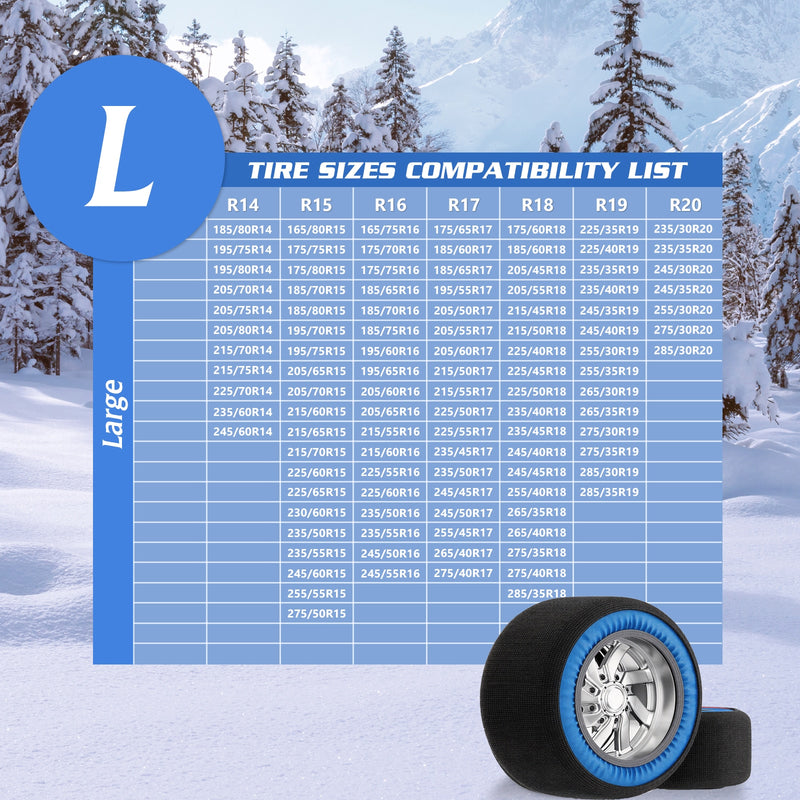 Tire snow socks