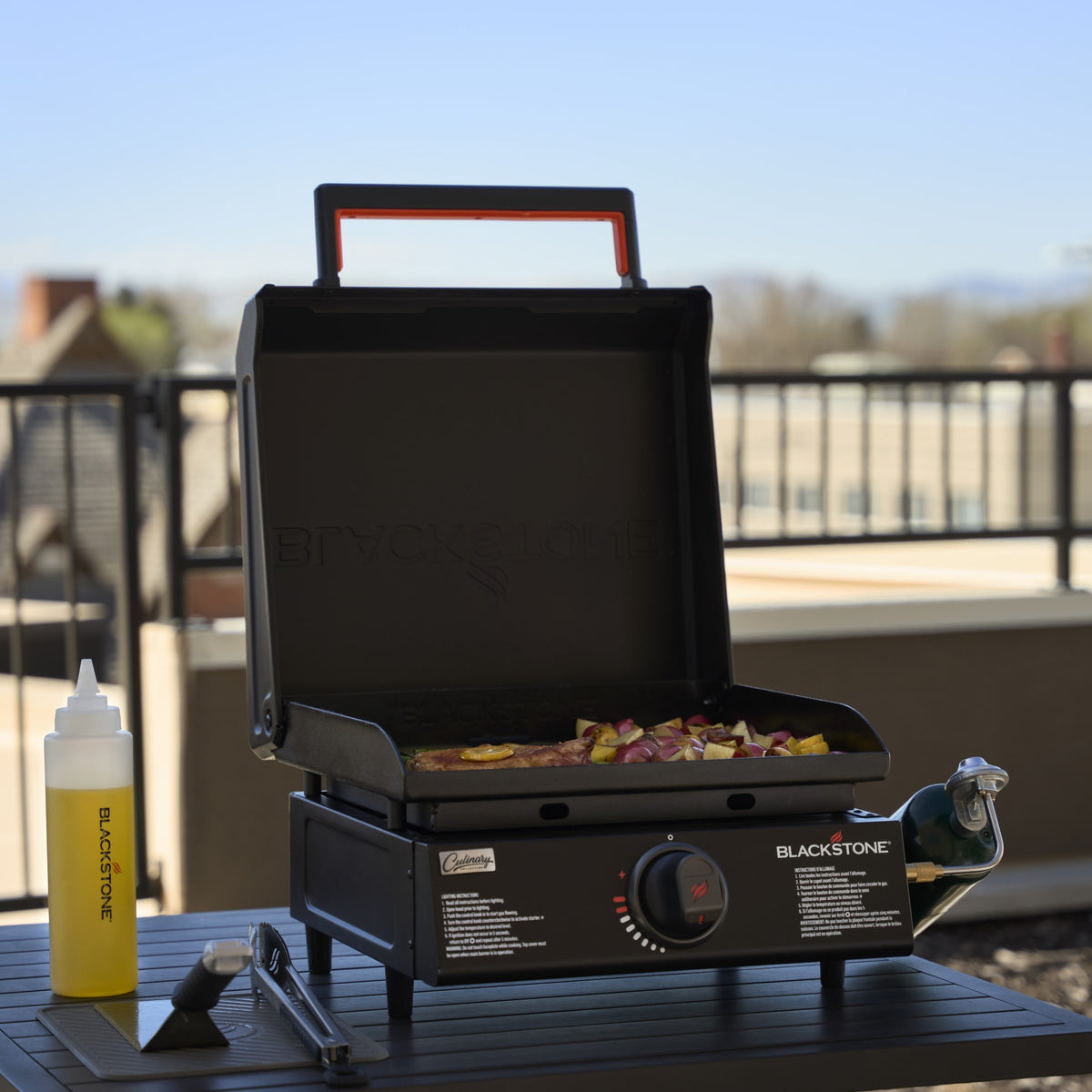17 inch griddle with hood