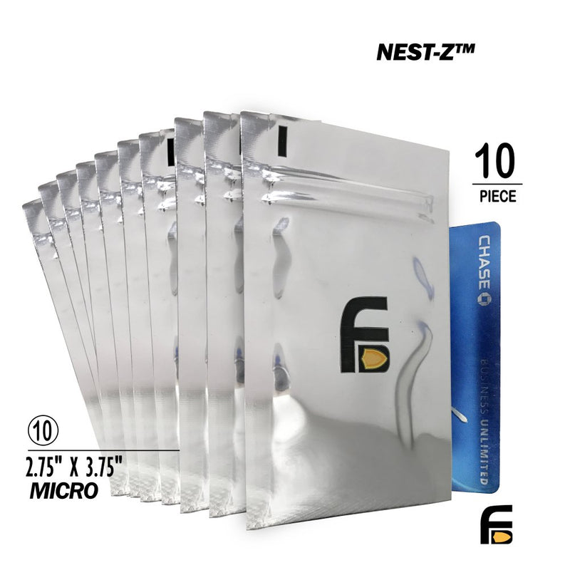Faraday Defense NEST-Z Kit, 10 EMP Bags 2.5" x 4" (Cards, Keys) - photo 5