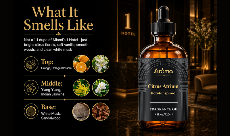 AromaLYA Citrus Atrium Fragrance Oil 4 fl oz with Dropper – AromaLYA