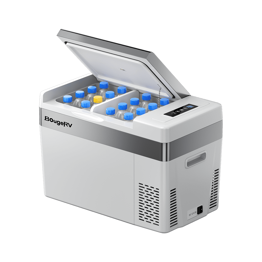 BougeRV 30 quart 12V portable fridge freezer
