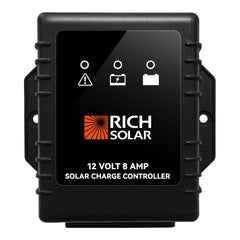 Rich Solar BRAVO Waterproof 8 8 Amp Waterproof PWM Solar Charge Controller