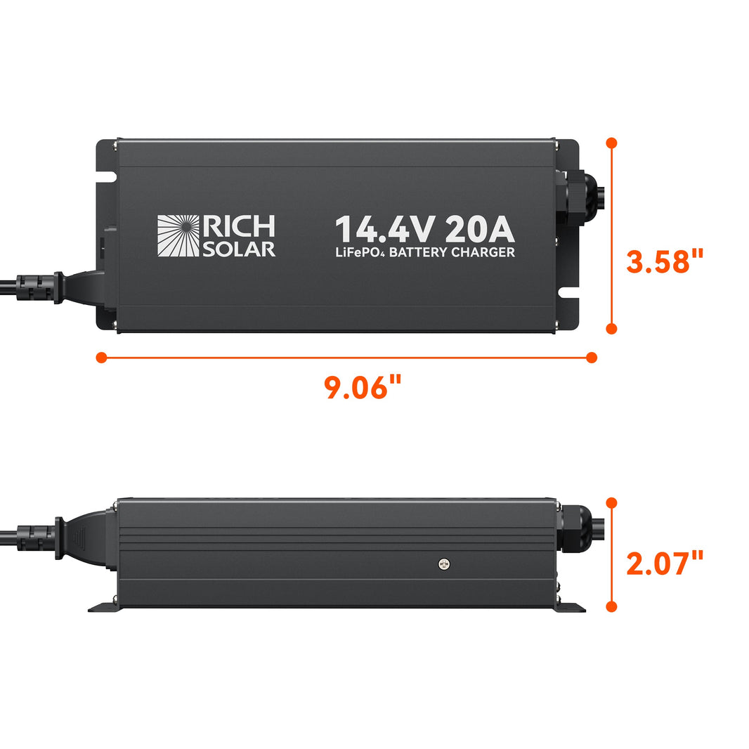 Rich Solar 12V(14.4V) 20A 100-240VAC