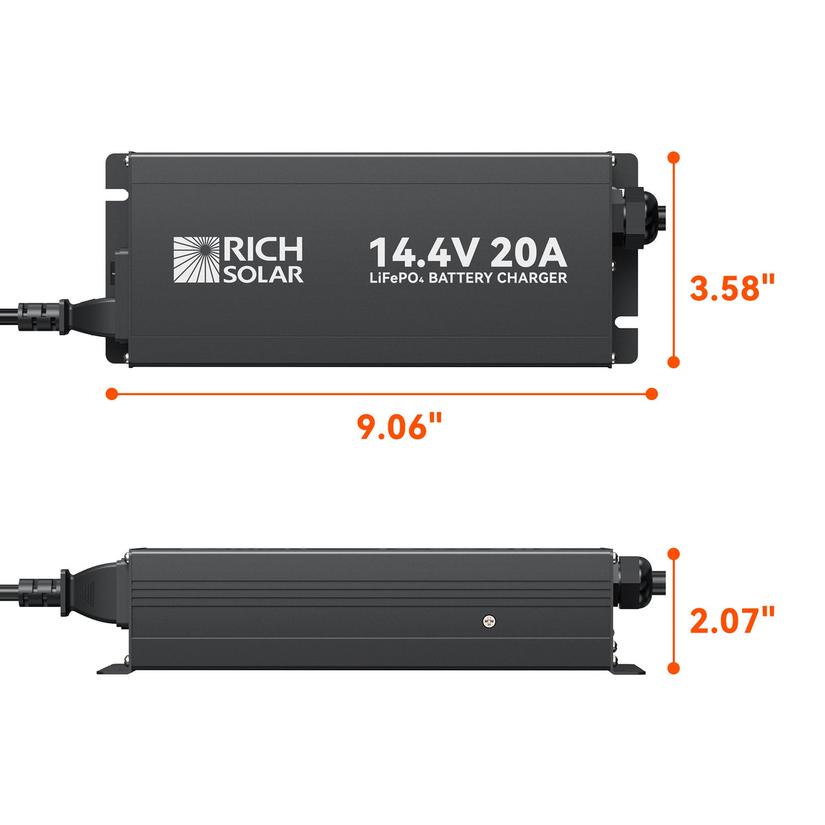 Rich Solar 12V(14.4V) 20A 100-240VAC